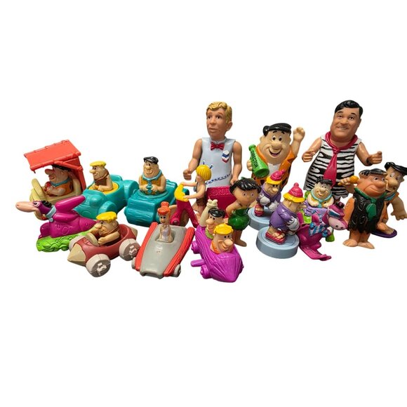 Large Lot of Flintstones Mixed Toys - Picture 1 of 10